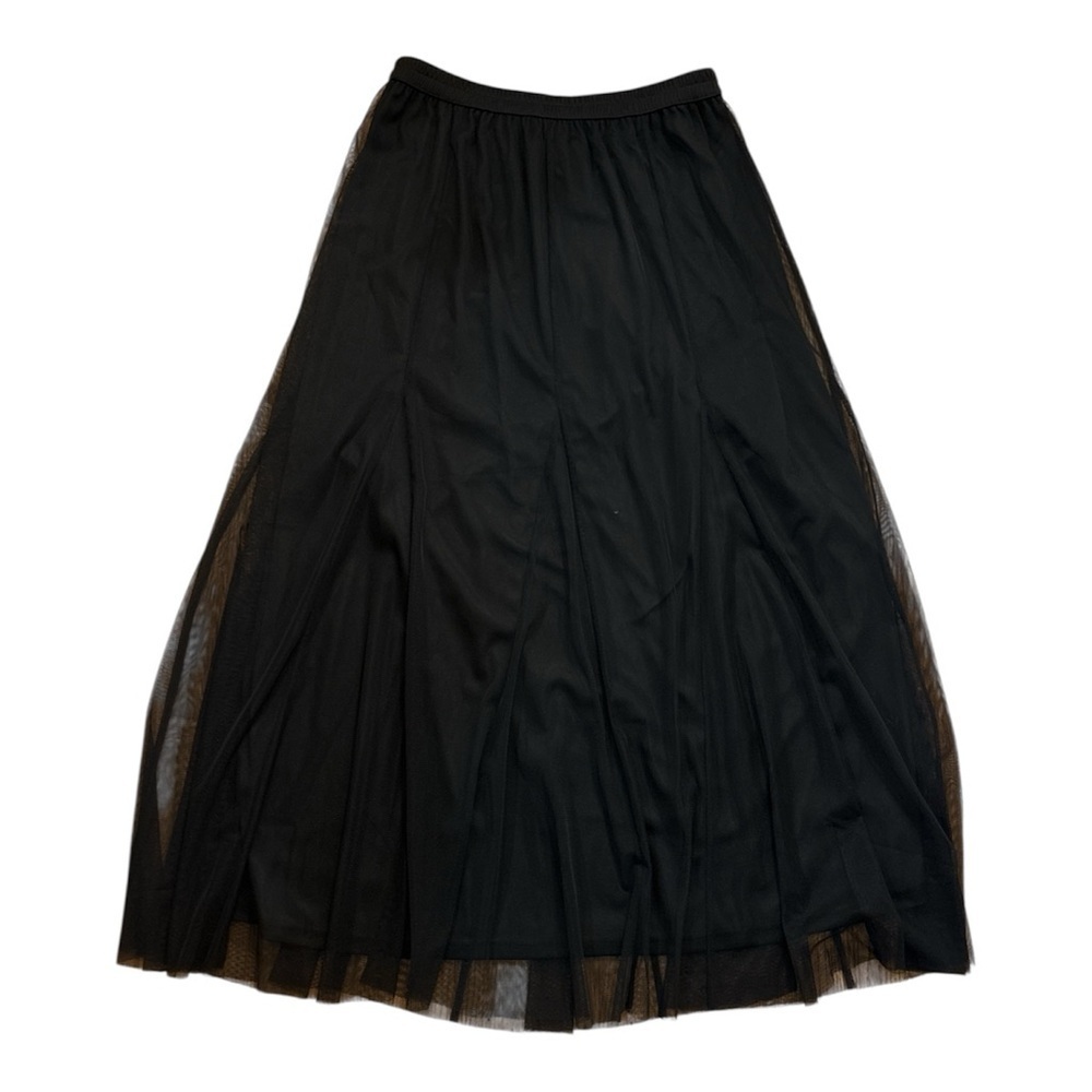 Saltwater Luxe | black Damon maxi skirt tulle whimsigoth fairy elegant (M) NWT - Picture 3 of 6